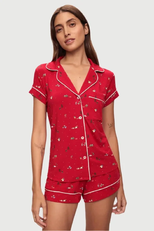 Weekend Bargains to Sizzle Gisele Shortie PJ Set in Winter Wonderland