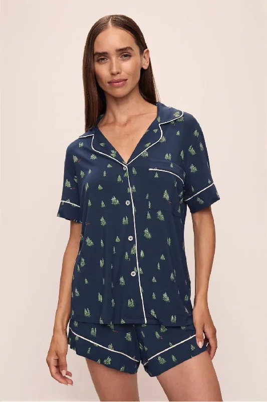 Weekend Savings Fiesta Gisele Shortie PJ Set in Woodland Pine