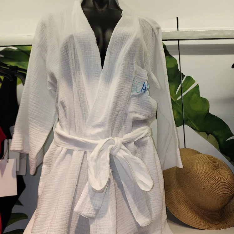 Big Deal Golden Sun Gauze Take It Easy Robe