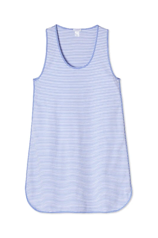Weekend Offers That Please Pima Tank Gown in Hydrangea