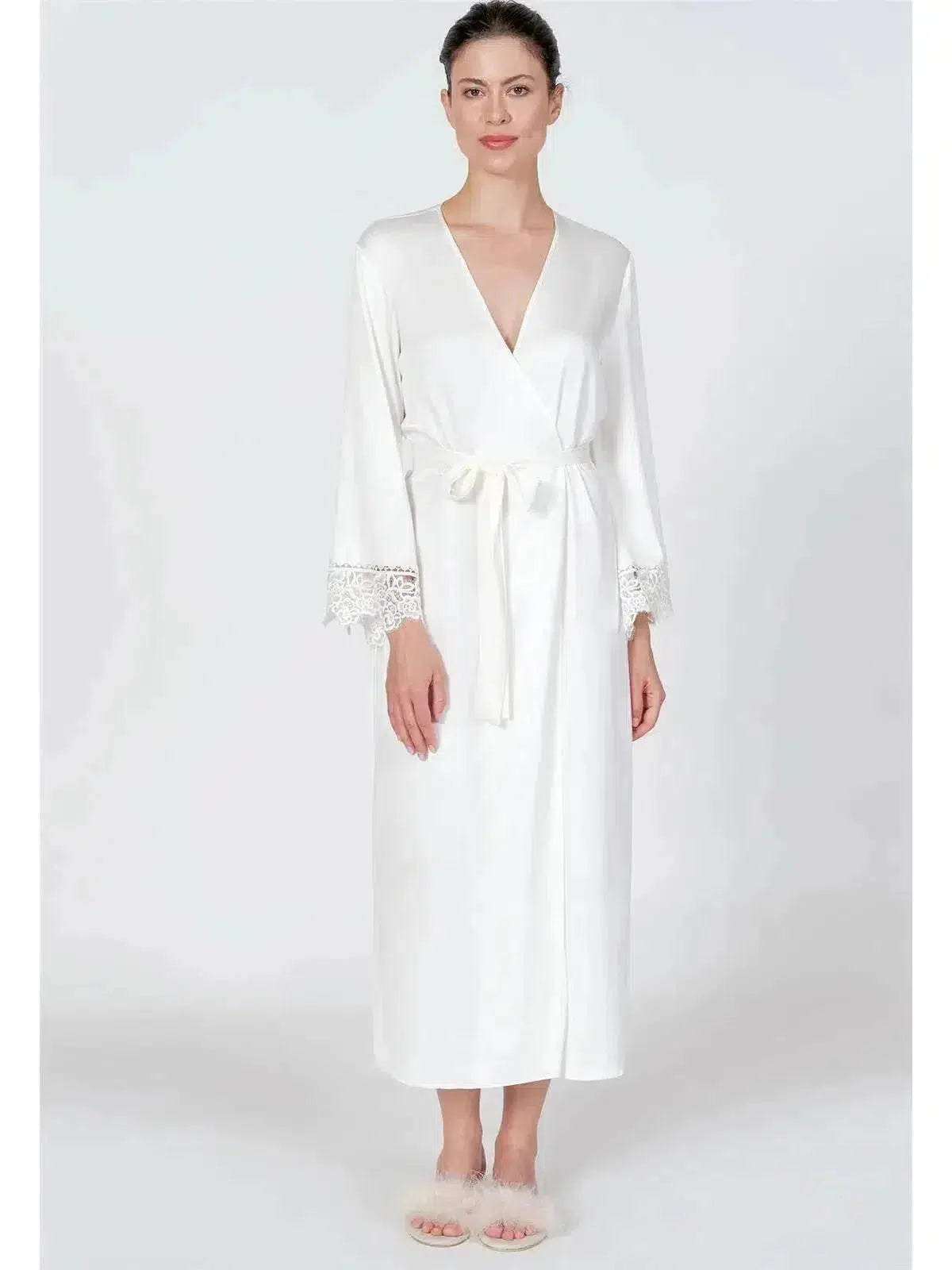 Weekend Deals That Sparkle Ivory Rosey Robe
