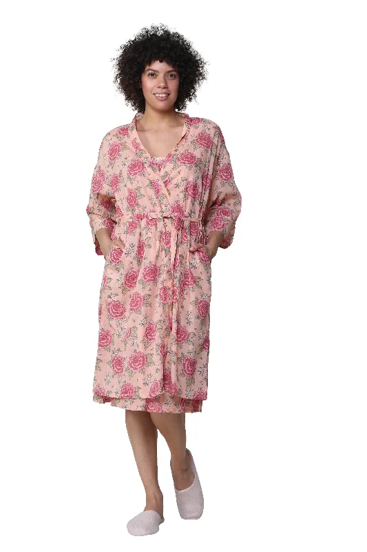 Big Savings La Cera Cotton Wrap Robe