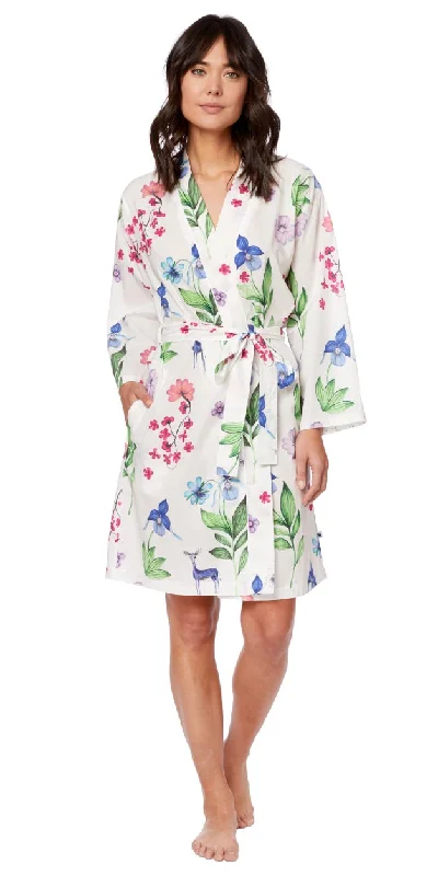 Weekend Savings Spectacular Long-Sleeve Pima Cotton Robe - Deerly