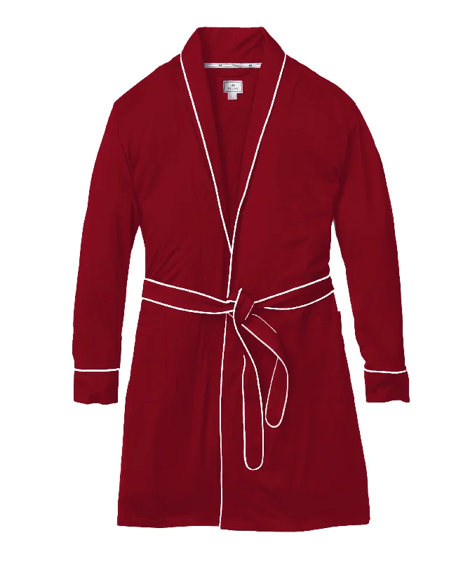 Exclusive Weekend Offers Inside Women's Pima Robe in Bordeaux