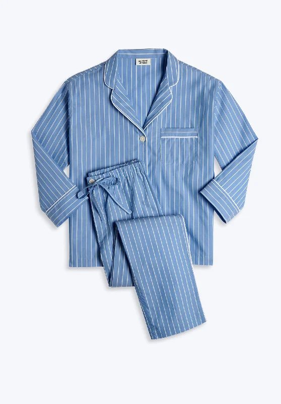 Weekend Bargains to Indulge In Marina Pajama Set in French Riviera Stripe