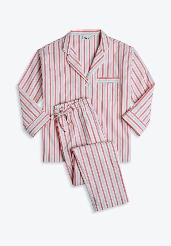 Final Offer Marina Pajama Set in Nostalgic Stripe