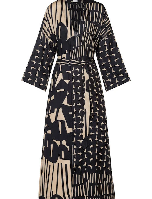 Weekend Savings Fiesta Mey Evening Geometric Kimono