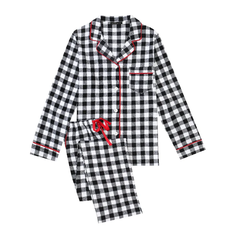Gingham Black-White