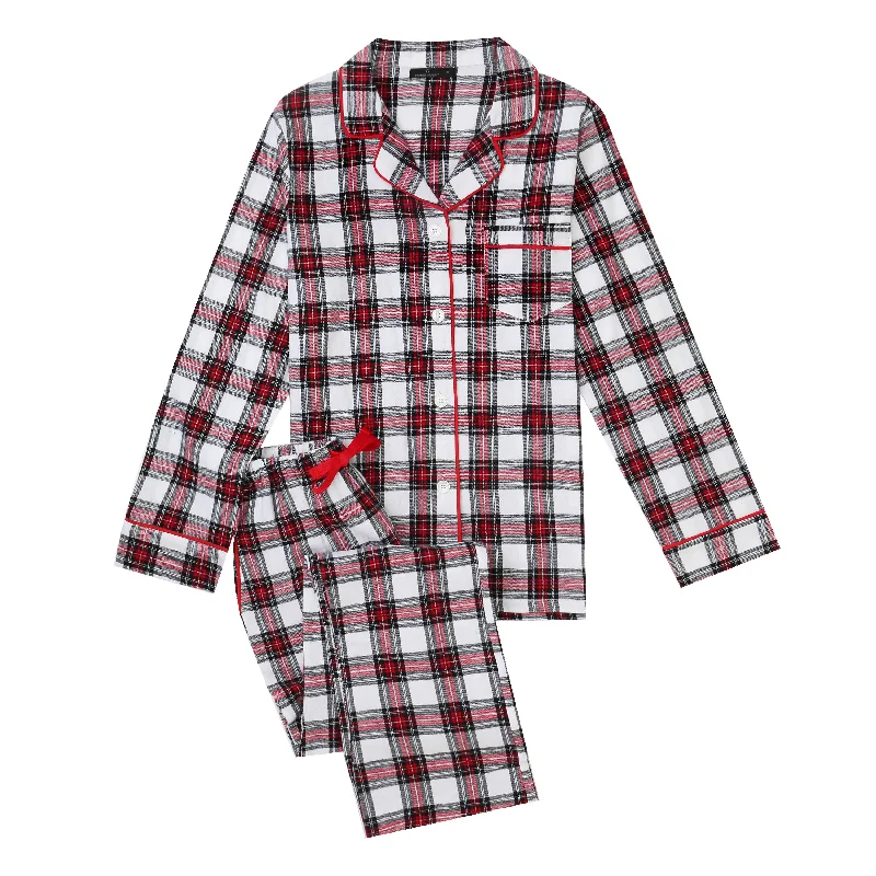 Red-White-Black Plaid