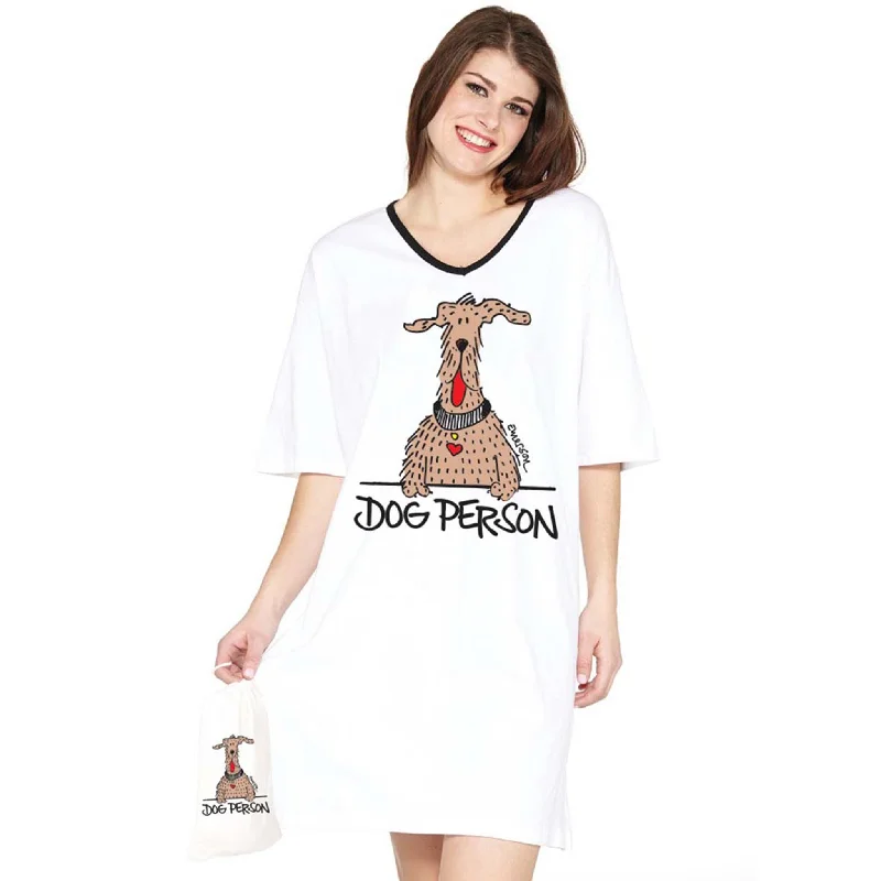 Unbeatable Prices Emerson Street Clothing Co. | Dog Person | Ladies Whimsical Nightshirt Unbeatable Prices Emerson Street Clothing Co. | Dog Person | Ladies Whimsical Nightshirt