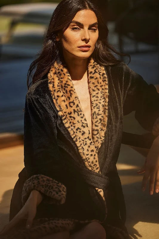 Weekend Specials to Cherish Plush Lynx Robe