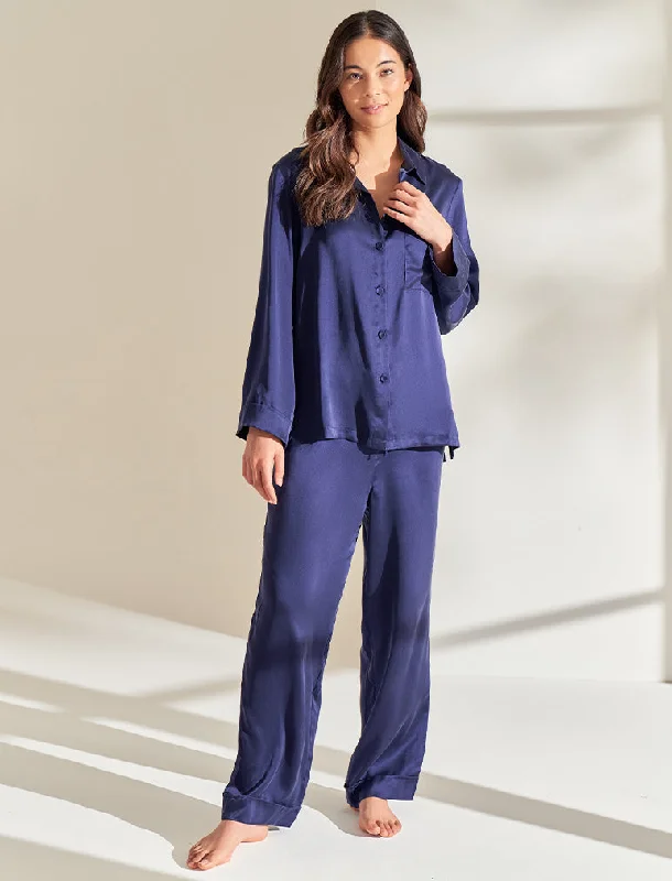 Steals and Deals Audrey Washable Silk Full Length PJ