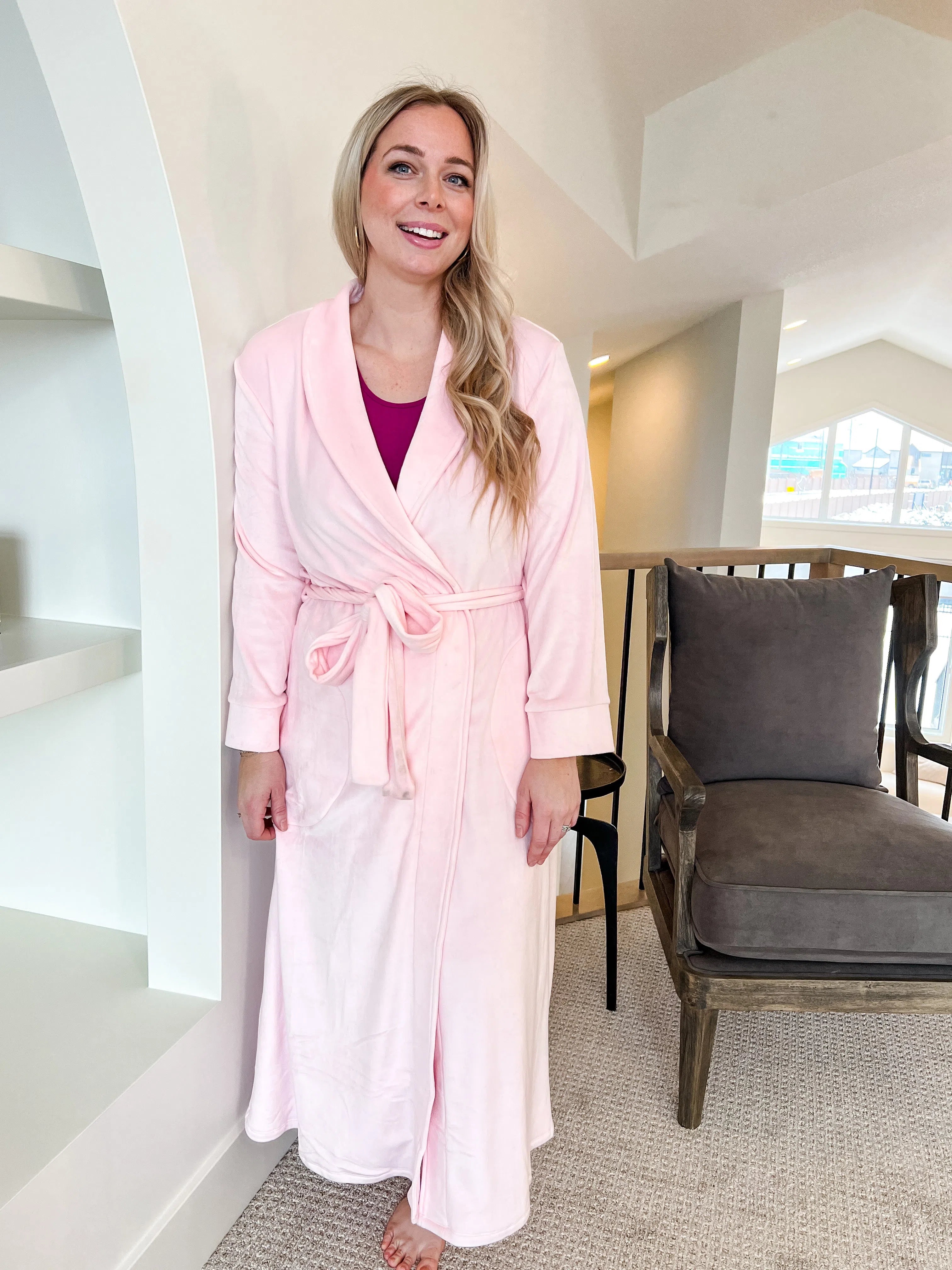 Weekend Shopping Bliss Robe Minky Light
