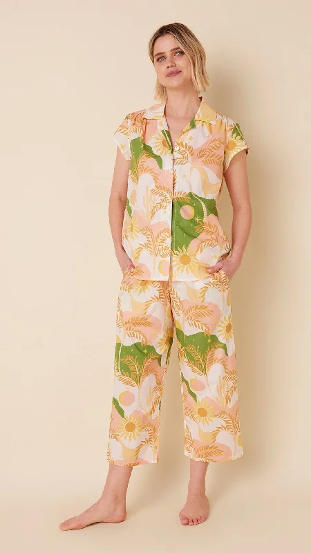 Year-End Sale Sun & Moon Luxe Pima Capri Set