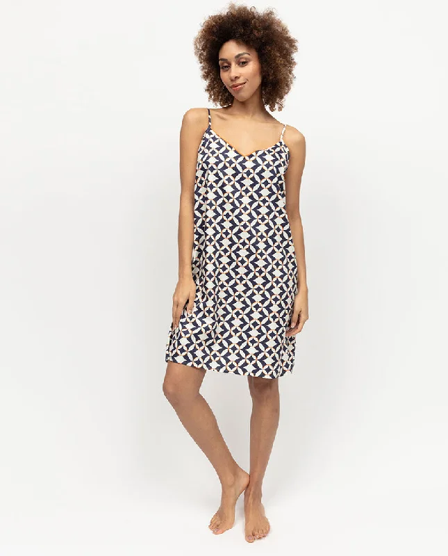 Weekend Offers That Tempt Taylor Womens Small Geo Print Strappy Short Nightdress