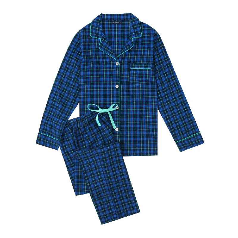 Plaid Blue-Green