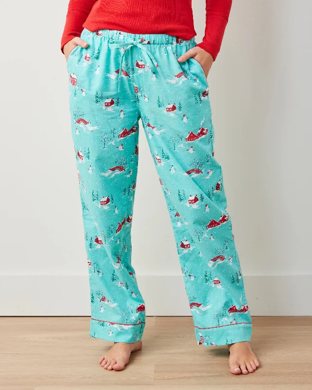 Final Clearance Winter Wonderland - Flannel PJ Pants - Snow Day