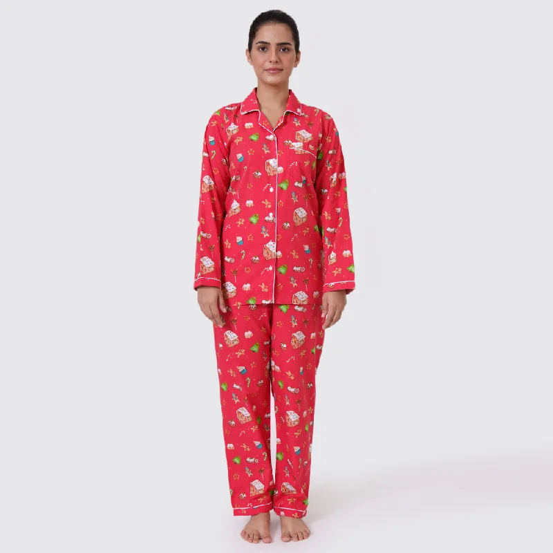 Midnight Sale Women Sweet Christmas Pajama Set