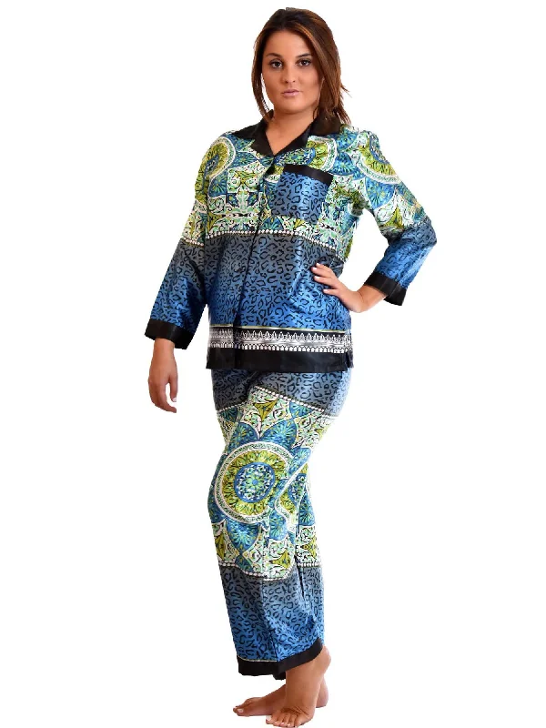 Super Bargain Women's Pajama Set / Pajamas / Pyjamas / PJs, Satin, Various Prints