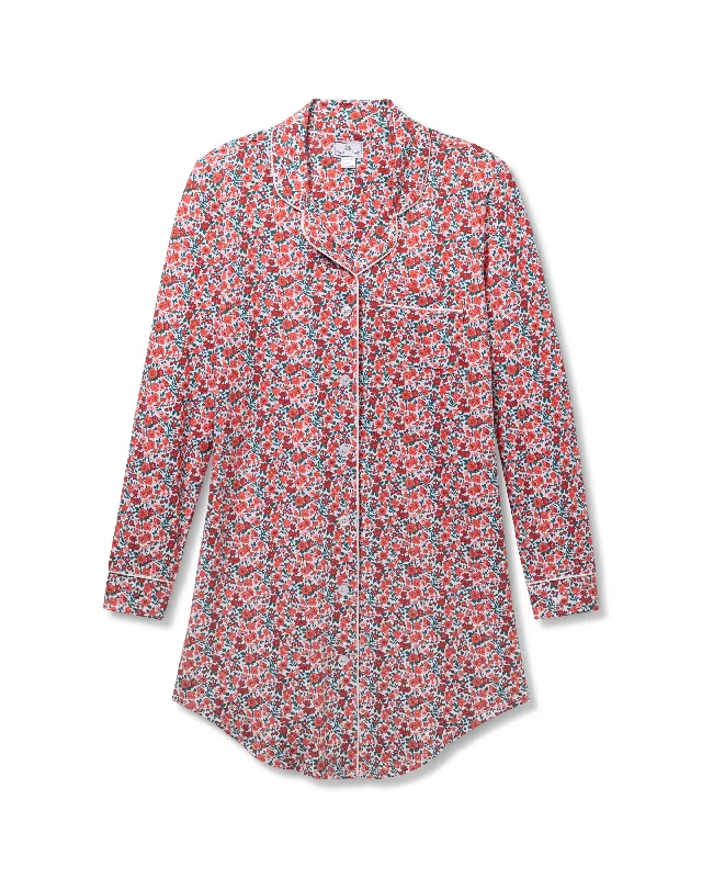 Weekend Deals You Can't Resist Women's Pima Nightshirt in Fleurs des Bois