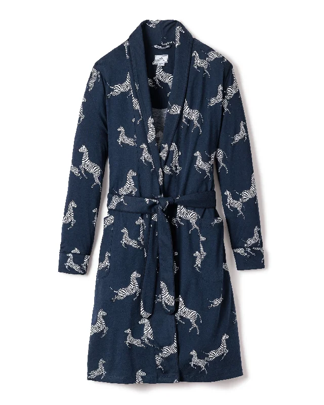 Weekend Savings Spectacular Women's Pima Robe in Zèbre de Nuit