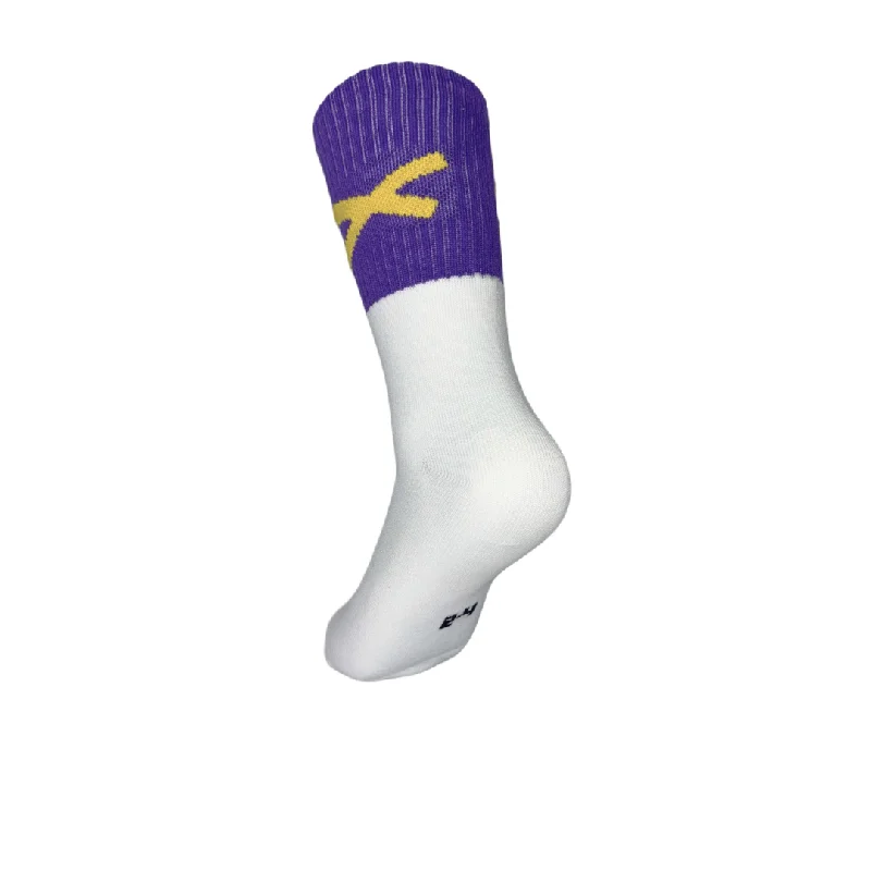 Shop the Weekend Away Action X Gaelic Games Sock (Purple & Yellow)