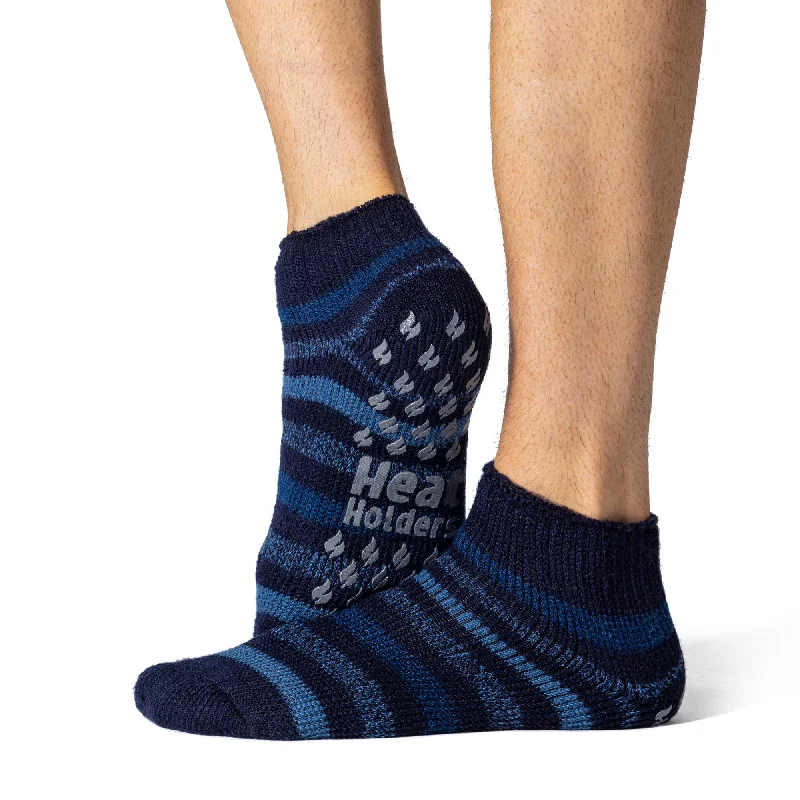 Weekend Deals That Thrill Mens Original Faro Ankle Slipper Socks - Navy