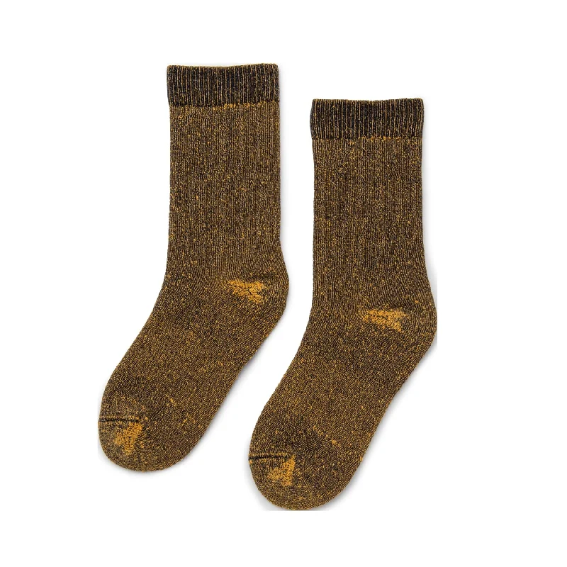 Massive Deal Aspen - Cushioned Organic Cotton Crew Socks - Goldenrod