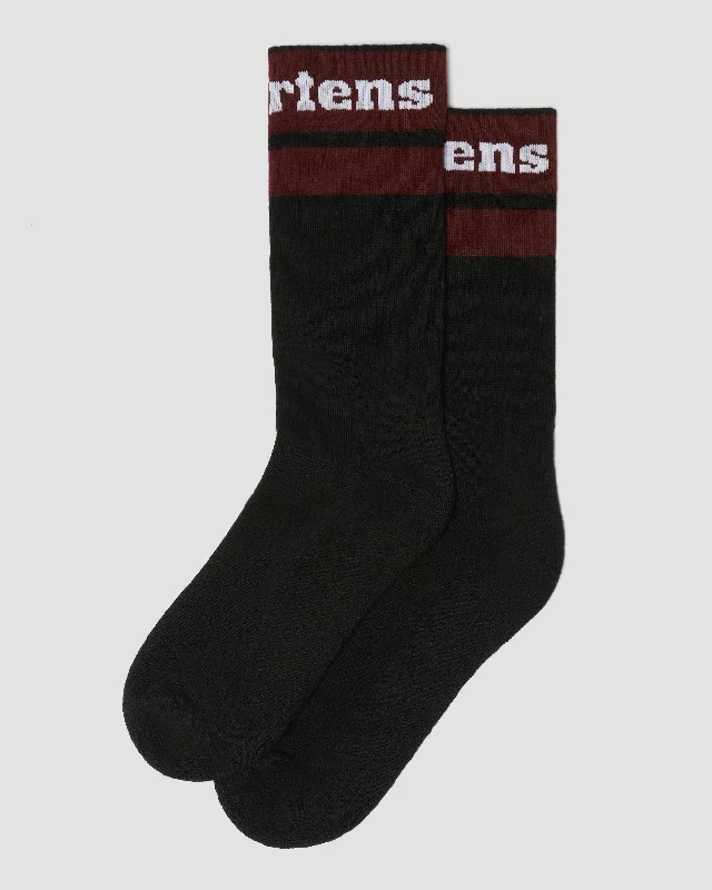 Weekend Deals to Make You Smile Dr. Martens Logo Cotton Blend Athletic Socks