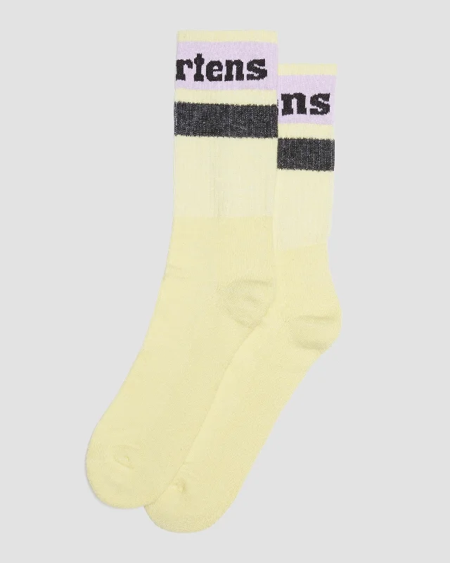 Flash Deal Dr. Martens Logo Cotton Blend Athletic Socks