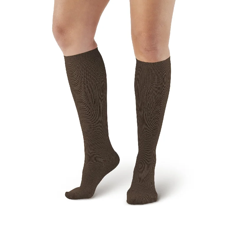Make Your Weekend Count with Savings AW Style 112 Women's Microfiber Knee High Socks - 15-20 mmHg (Sale)