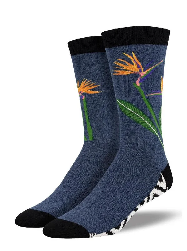 Quick Sale Birds of Paradise | Men's Bamboo Crew