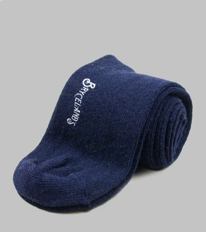 Weekend Savings Sensation Bryceland's Cashmere Socks Navy