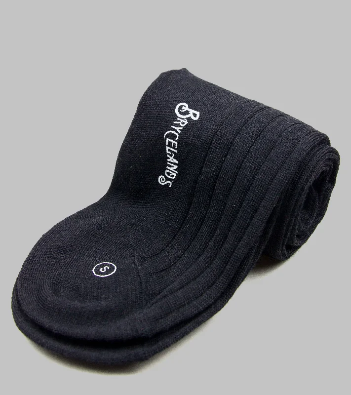 Quick Deals Bryceland's Cotton Socks Black