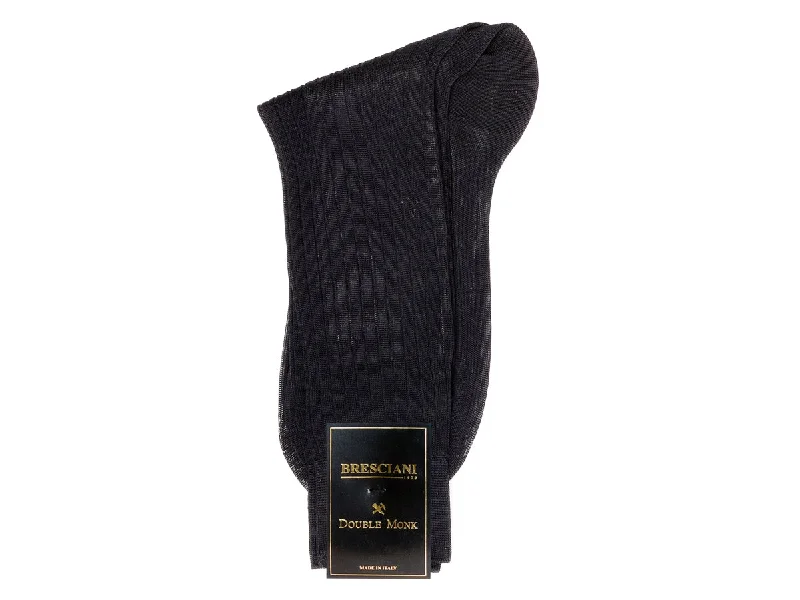 Weekend Bargains Just for You Calf Length Cotton Socks Navy
