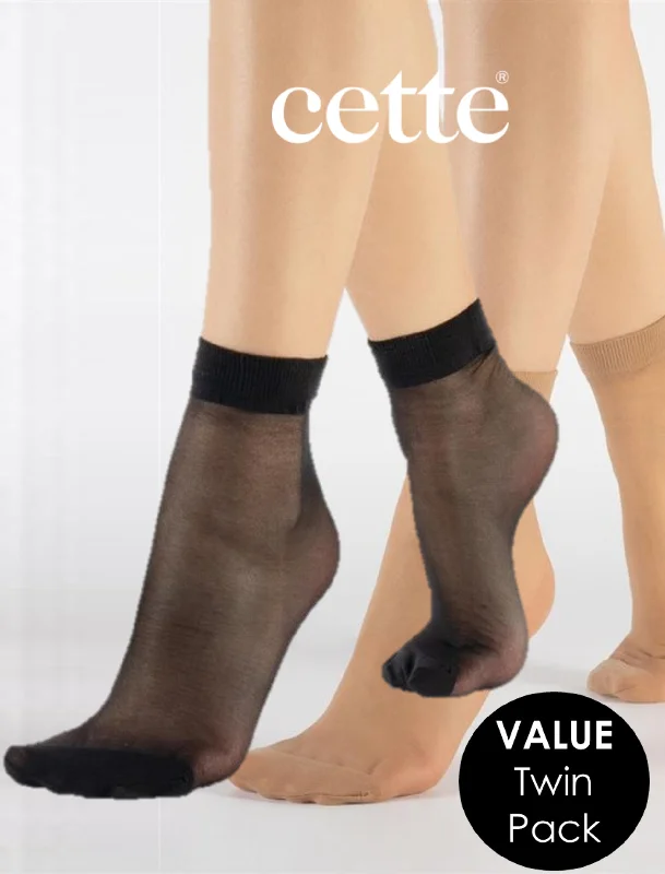 Weekend Shopping Made Better Cette Cancun Socks (Value Twin Pack)