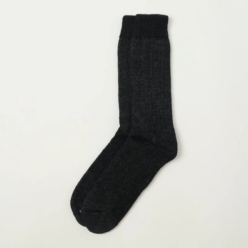 Unwind with Weekend Discounts Chamula Alpaca Super Warm Socks - Black