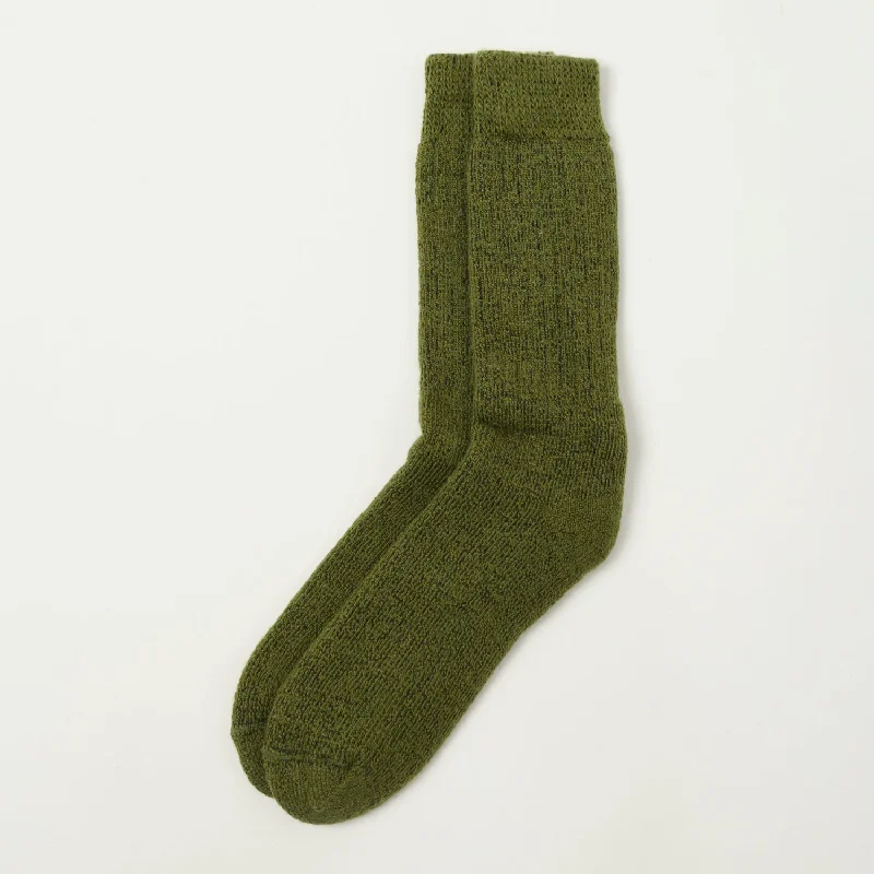 Savings Soar This Weekend Chamula Alpaca Super Warm Socks - Green