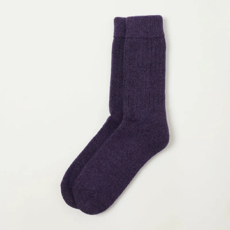 Weekend Savings Spree Chamula Alpaca Super Warm Socks - Purple