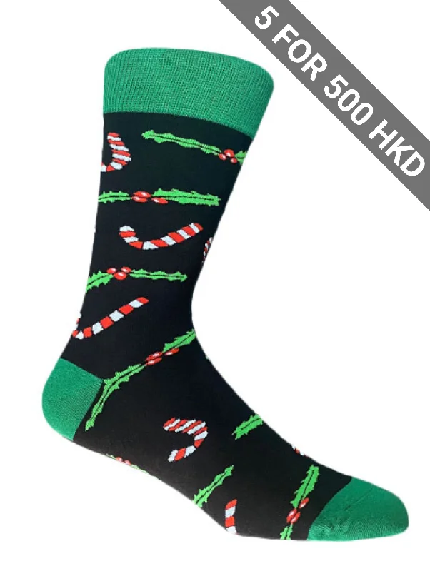 Weekend Deals That Sizzle Socks | Christmas | Mistel Toe | Cotton