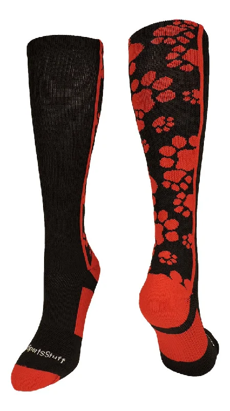 Black/Scarlet