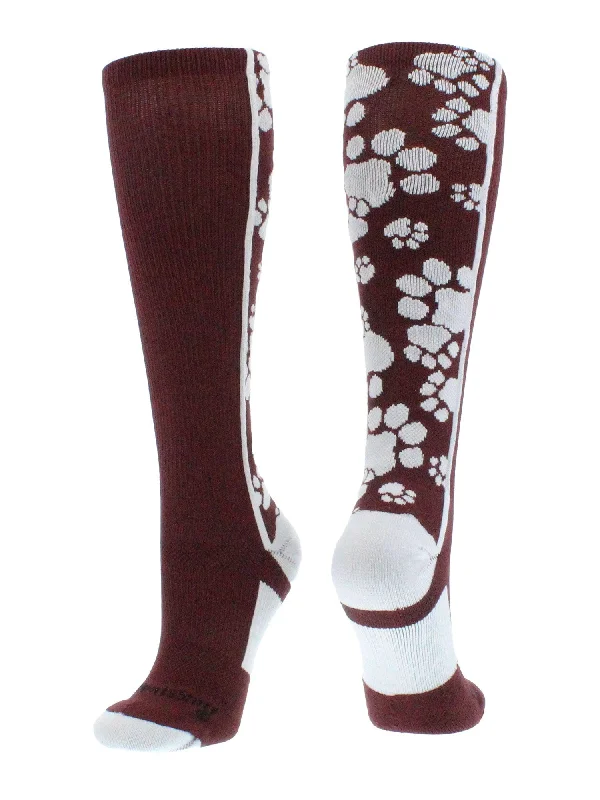 Maroon/White