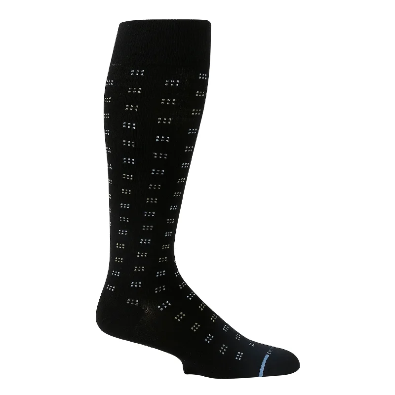 Weekend Discounts to Enjoy Dot Squares | Knee-High Compression Socks For Men