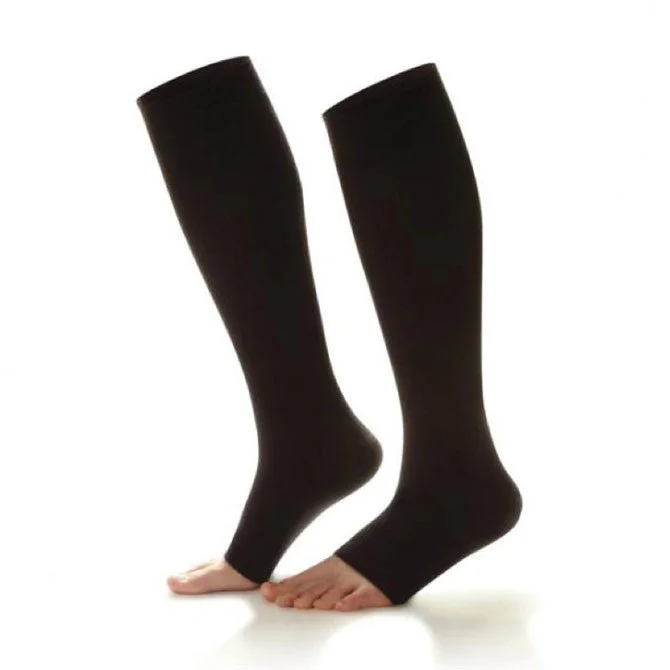 Weekend Specials to Grab Dr. Comfort Open Toe Knee High Socks - 20-30 mmHg