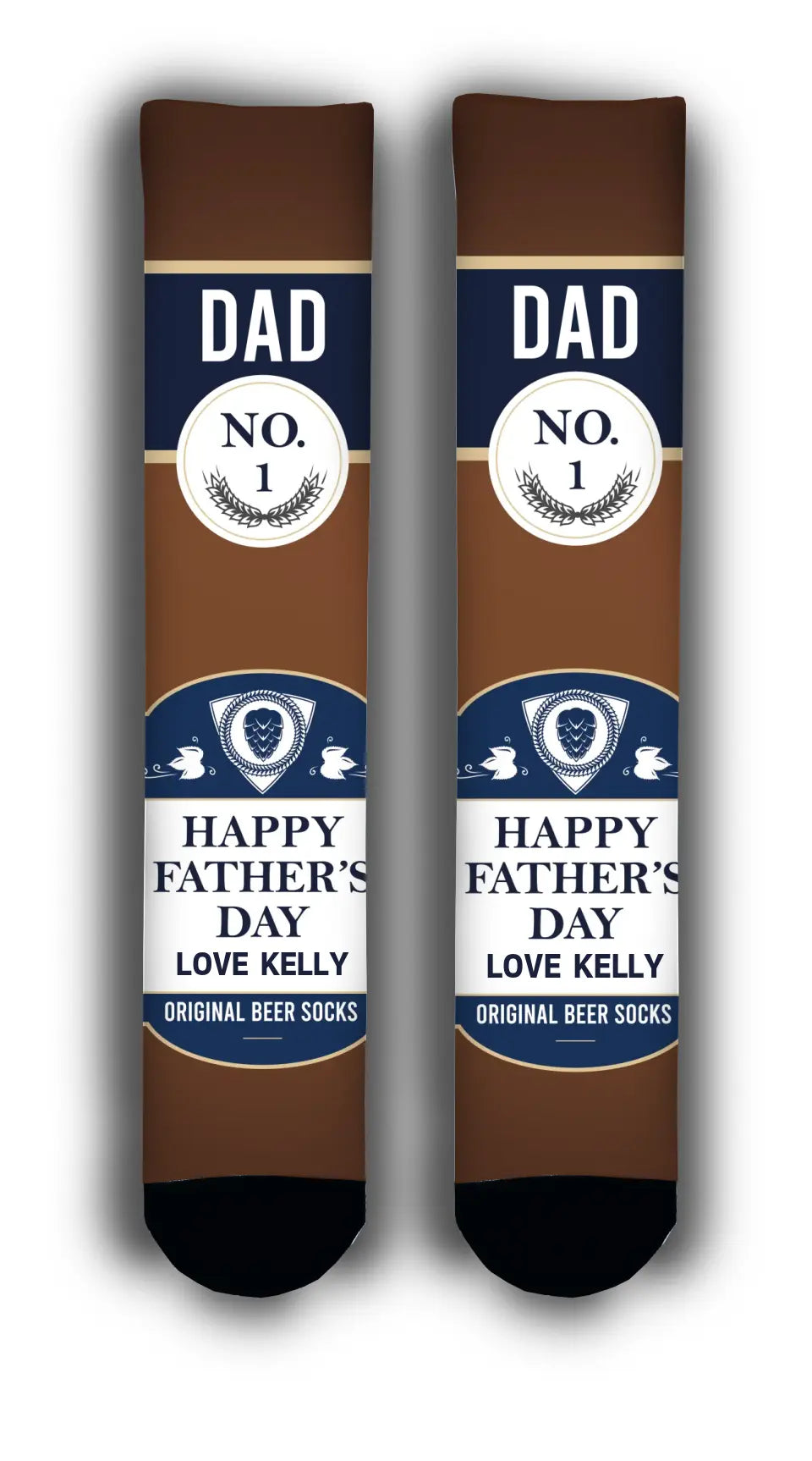 Weekend Savings Delight Father's Day 'Dad's' Beer Personalised Socks