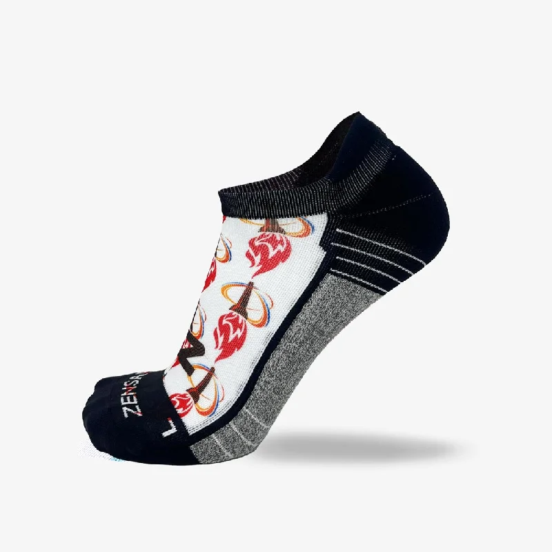 Weekend Offers That Impress Flaming Torches Running Socks (No Show)