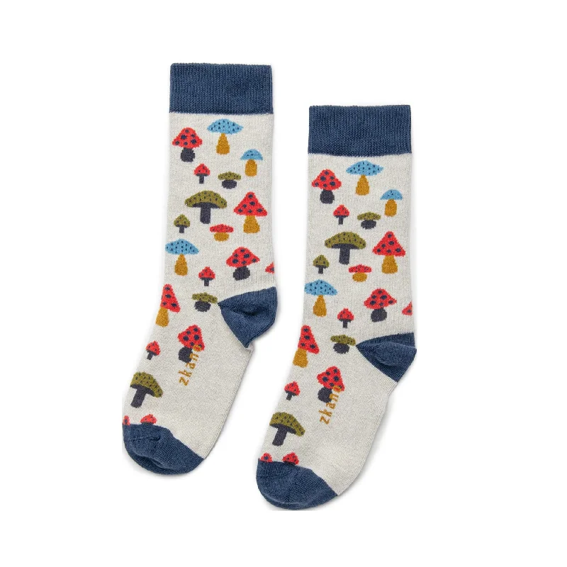 Deal of the Day Forager - Organic Cotton Crew Socks - Beech