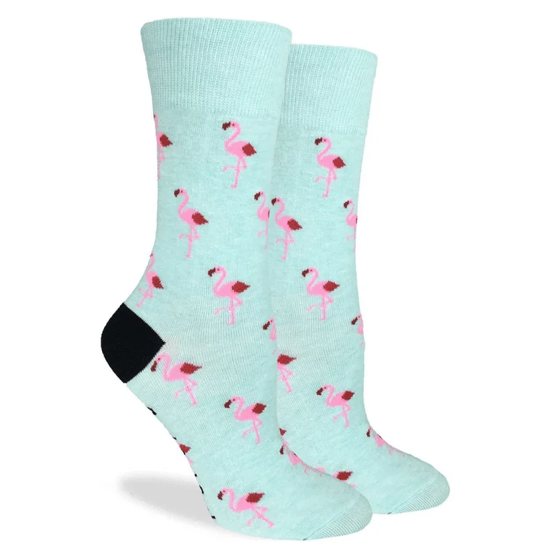 Weekend Savings Sensation Flamingo Party, Medium (5-9 Women's) Crew