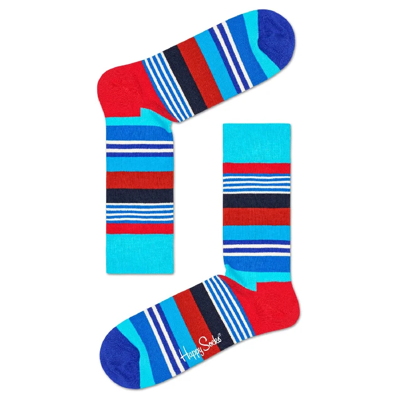 Savings Event Happy Socks Men's Crew Socks - Stripe