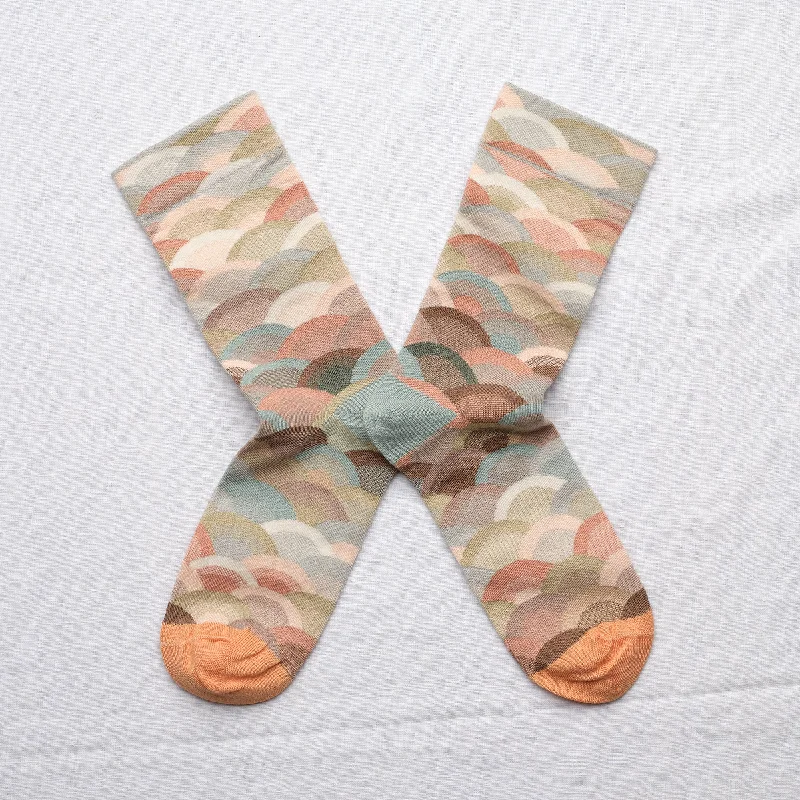 Weekend Shopping Extravaganza La Rosée Fan Socks Multico